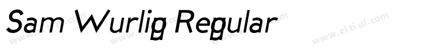 Sam Wurlig Regular字体转换